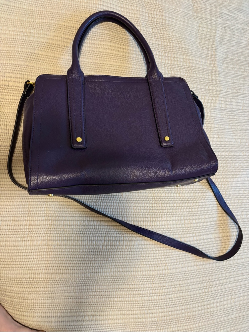 3.1 Phillip Lim for Target Purple Leather Top-Handle Satchel - Picture 6 of 12